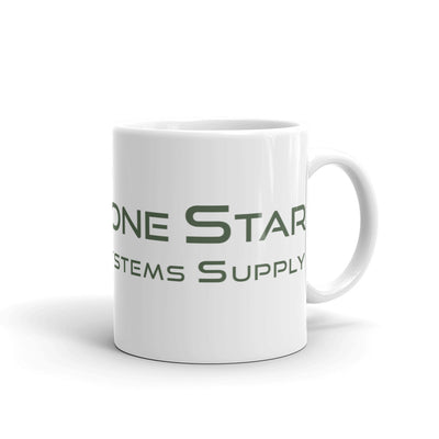 Lone Star-White glossy mug