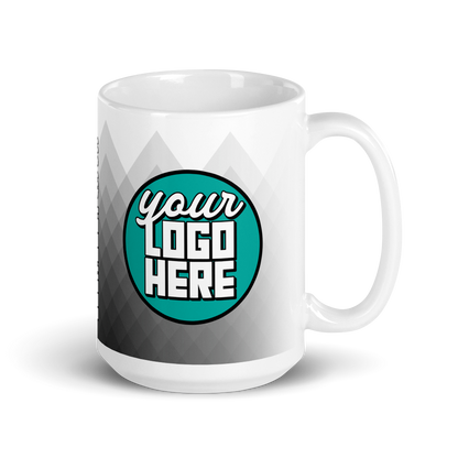 YLH 2 White glossy mug