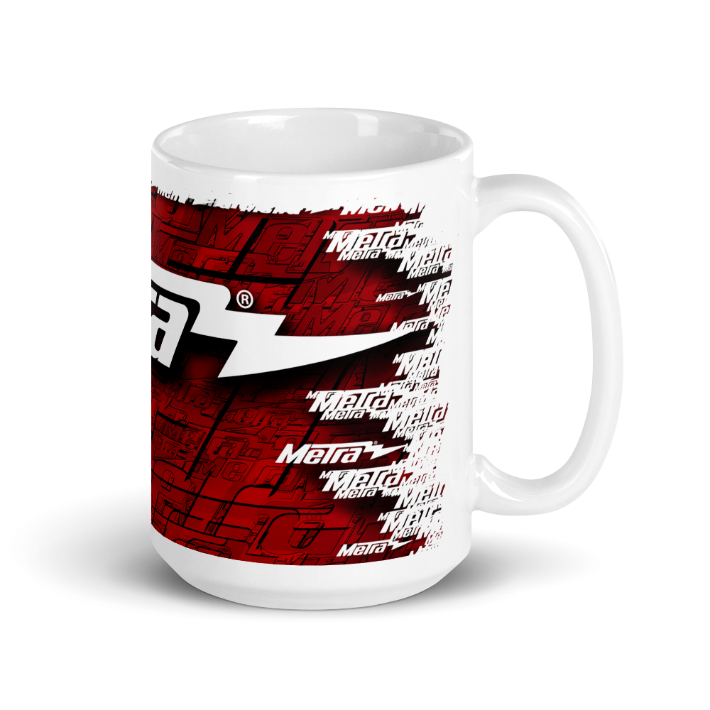 Metra Turbo Rouge-White glossy mug