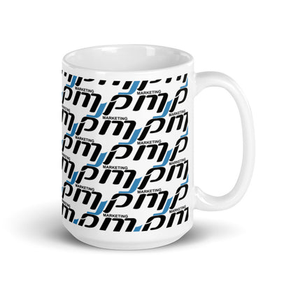 MJP All Over-White glossy mug