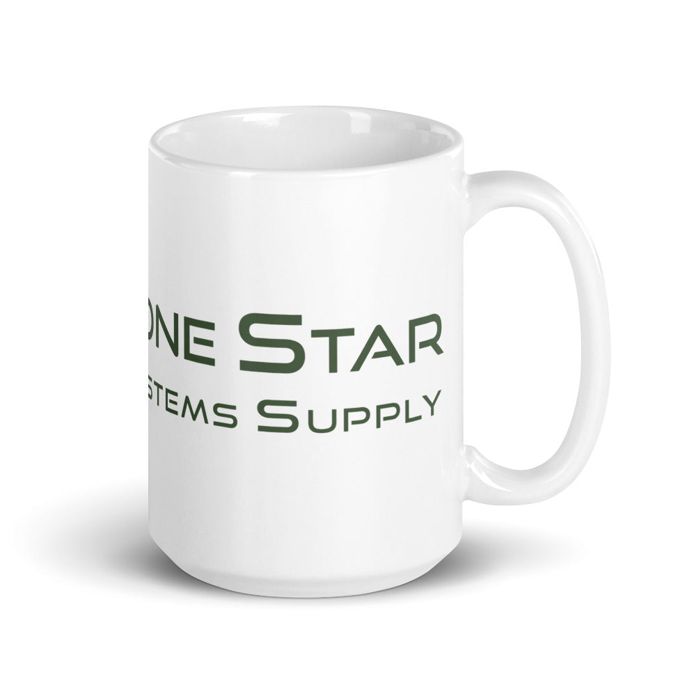 Lone Star-White glossy mug