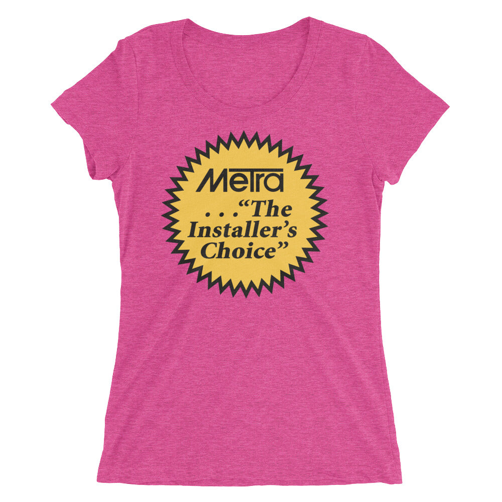 Metra Installer's Choice 80's Retro-Ladies' short sleeve t-shirt