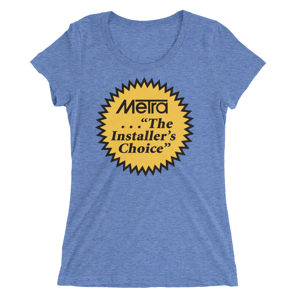 Metra Installer's Choice 80's Retro-Ladies' short sleeve t-shirt