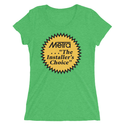 Metra Installer's Choice 80's Retro-Ladies' short sleeve t-shirt