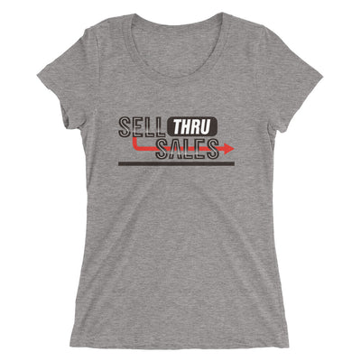 Sell Thru Sales-Ladies' short sleeve t-shirt