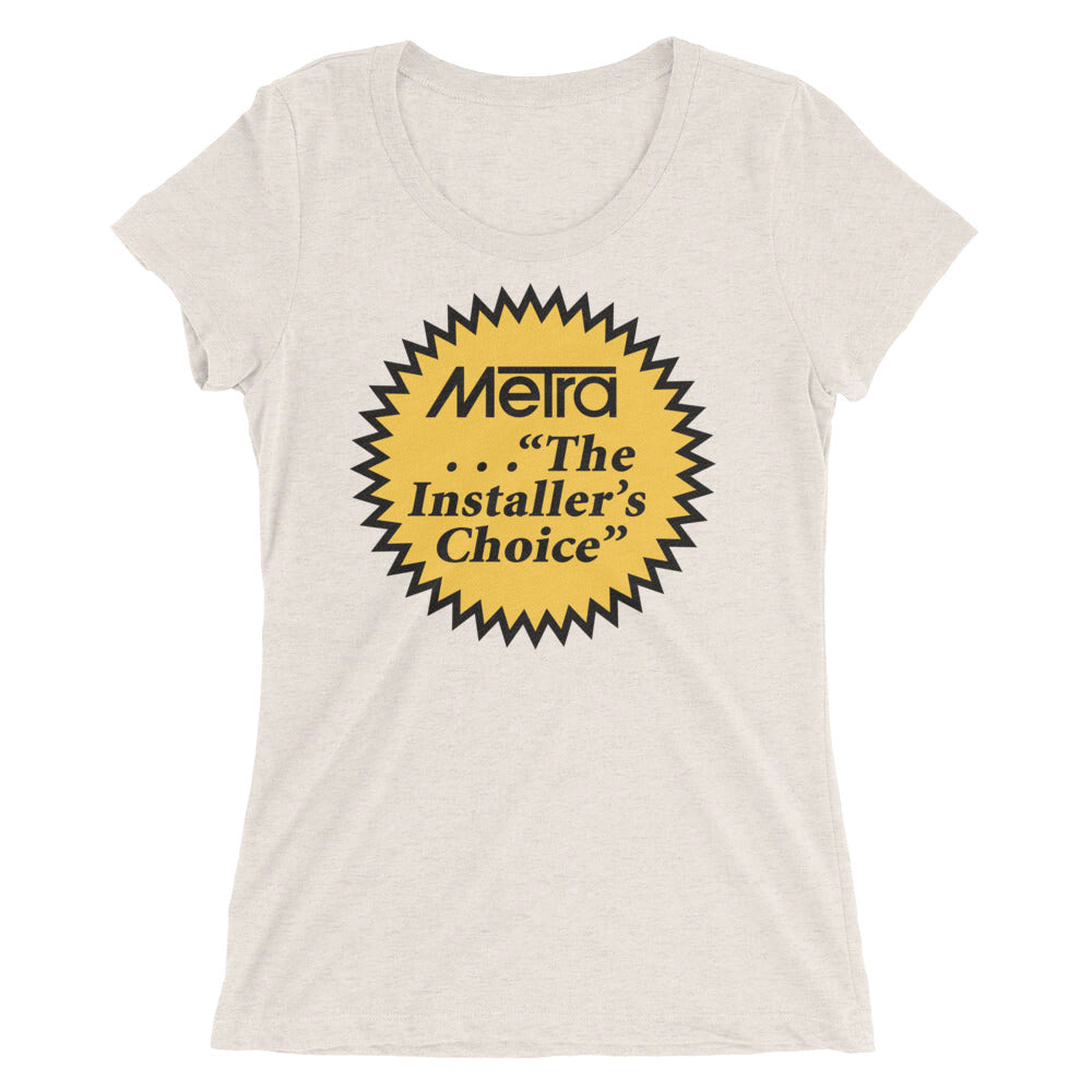 Metra Installer's Choice 80's Retro-Ladies' short sleeve t-shirt