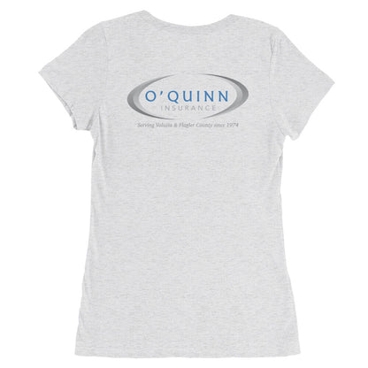 O'Quinn Insurance-Ladies' short sleeve t-shirt